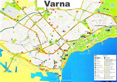 varna bulgaria map pdf