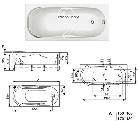 Vasca Dimensioni Standard