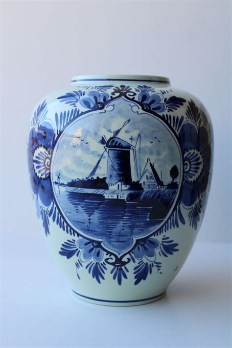 Vase Delft Moulin