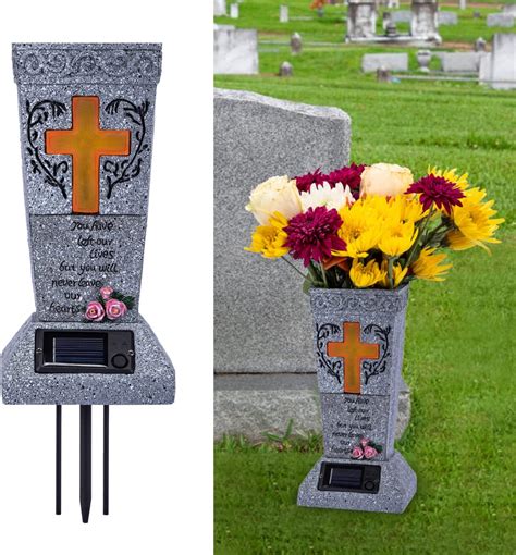 Vase On Headstone