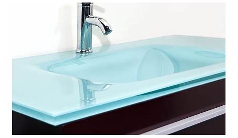 Vasque En Verre Salle De Bain VIGO «Crystalline