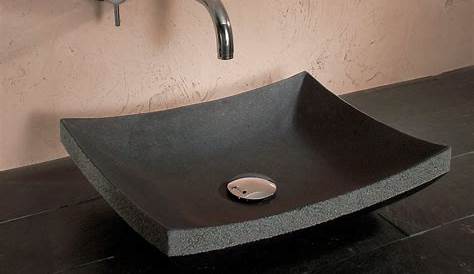 Une vasque à poser moderne grise anthracite Leroy Merlin