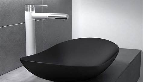 Lavabo vasque à poser noir 63cm lave main Sogood