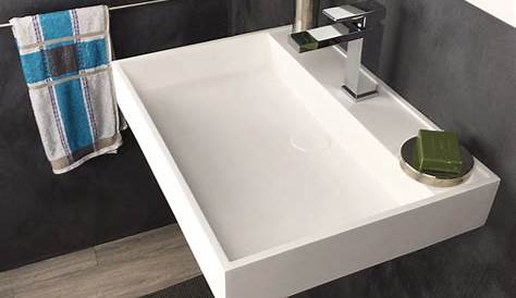 Vasque Rectangulaire 60 Cm En Solid Surface Lisa Sink
