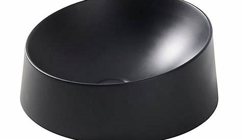 Vasque Ronde Noire Castorama Une à Poser à L'aspect Moderne Et Design