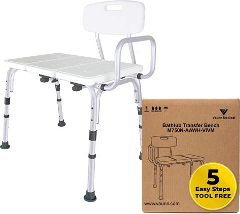 Vaunn Adjustable Shower Transfer Bench