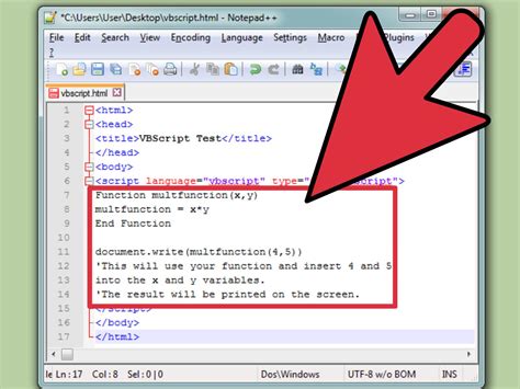 vb script example