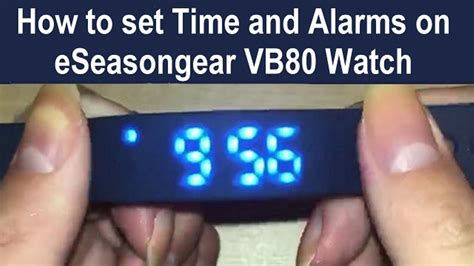 Vb80 Vibrating Alarm Watch Instructions