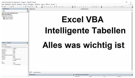250: Excel-VBA: Flexibler Zugriff auf eine intelligente Tabelle über