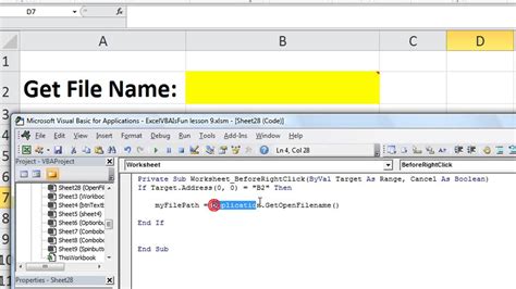 vba code to open excel file from path