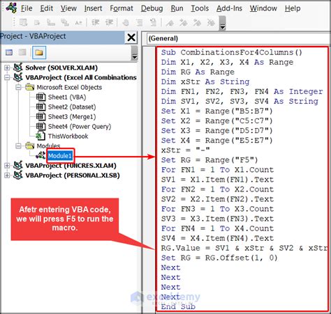 Vba Combinations With Repetition