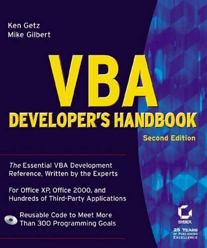 vba developer's handbook: edition 2