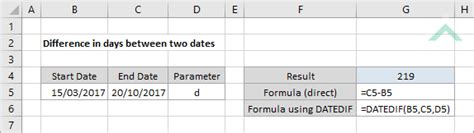 vba difference between two dates in days