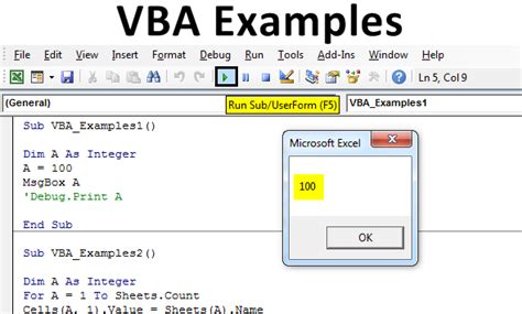 VBA Examples for Excel