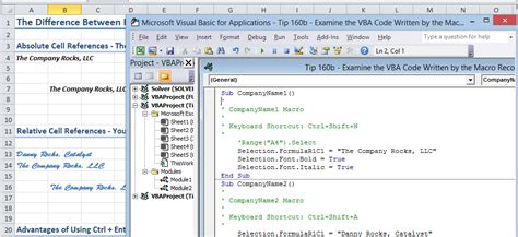 vba macro in excel tutorial pdf