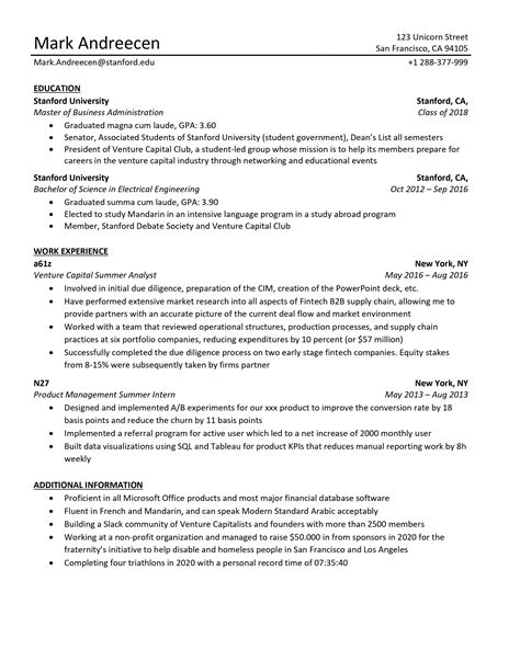 vc/cv examples