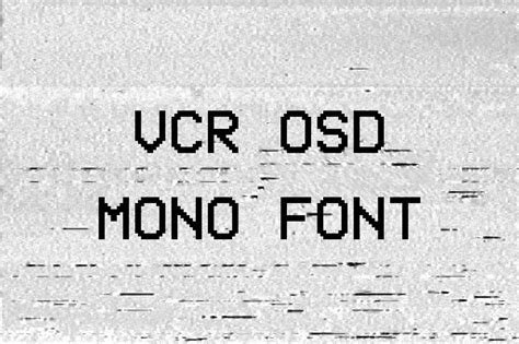 Vcr Font Free