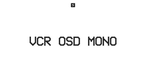 Vcr Font Generator