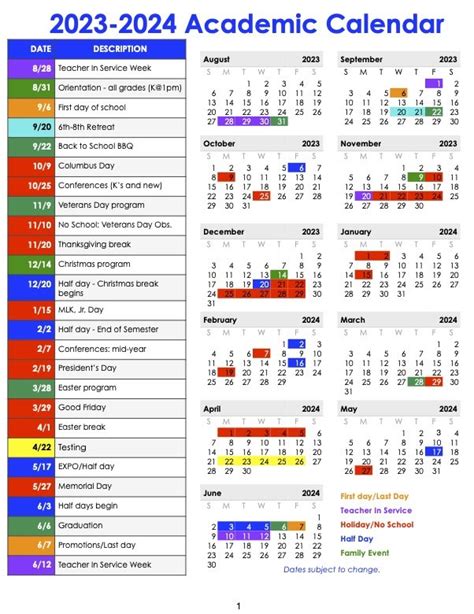 vcs school calendar 22-23