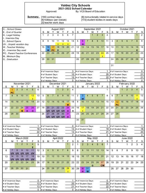 vcs school calendar 23-24