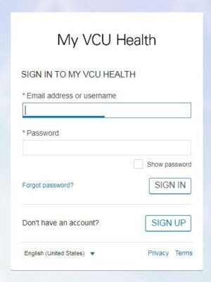 vcu health email login