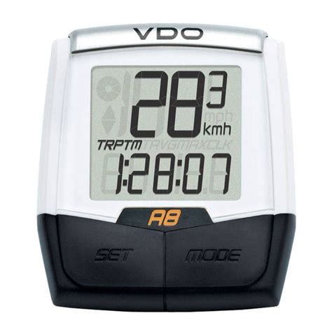 Vdo A8+ Wireless Cycle Computer Manual