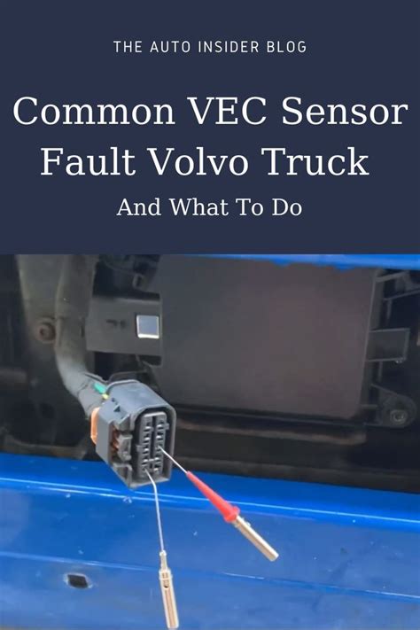 Vec Sensor Fault Volvo Truck