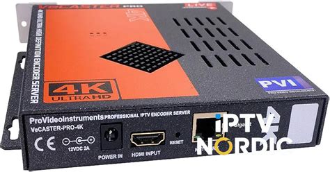 VeCASTER HD HEVC HDMI IPTV Streaming Encoder Pro Video Instruments