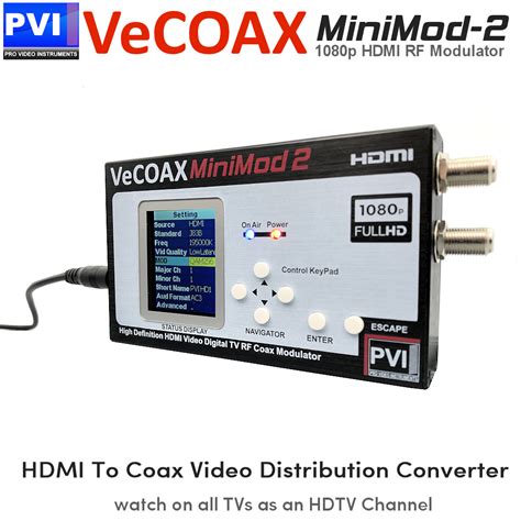 3pack VeCOAX MINIMOD2 HDMI HD Modulator