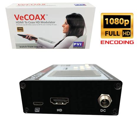 VECOAX MINIMOD2 HDMI RF Modulator for HDMI to Coax Video Distribution