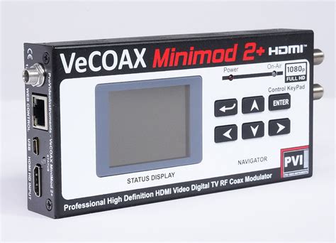 VECOAX MINIMOD2 HDMI RF Modulator for HDMI to Coax Video Distribution