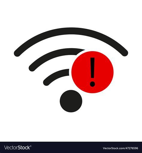 Connection, exclamation, hotspot, mark, signal, wifi, wireless icon