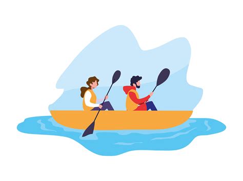 Canoe Vector 217574 Download Free Vectors, Clipart Graphics & Vector Art