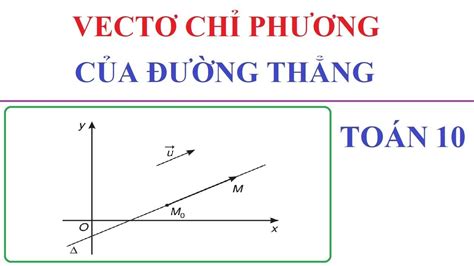 vector chỉ phương là gì