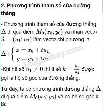vector chi phuong vector phap tuyen