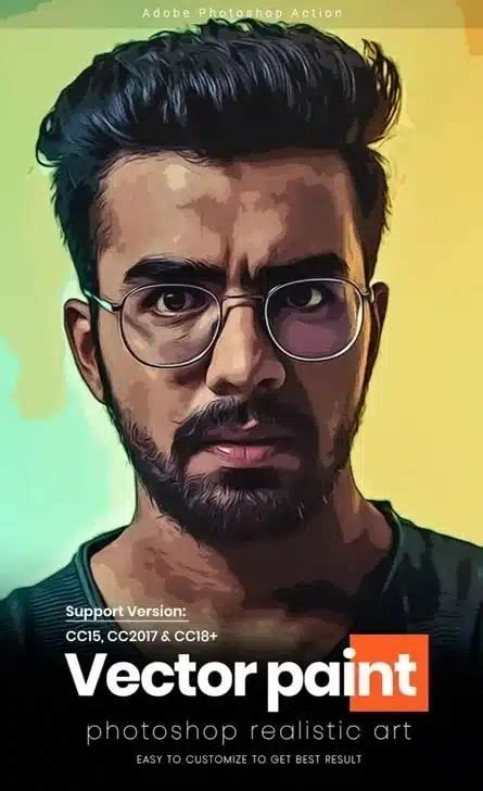 Vector Paint Photoshop Action