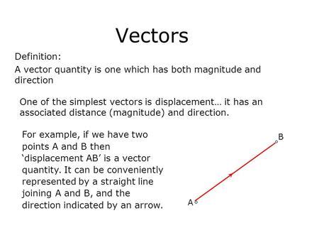 vector quantity meaning in english