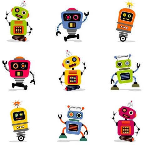 vector robot video funny
