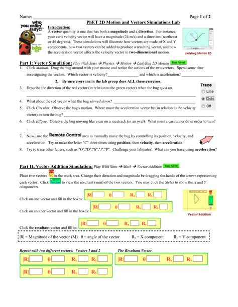 vector solutions answer key quizlet