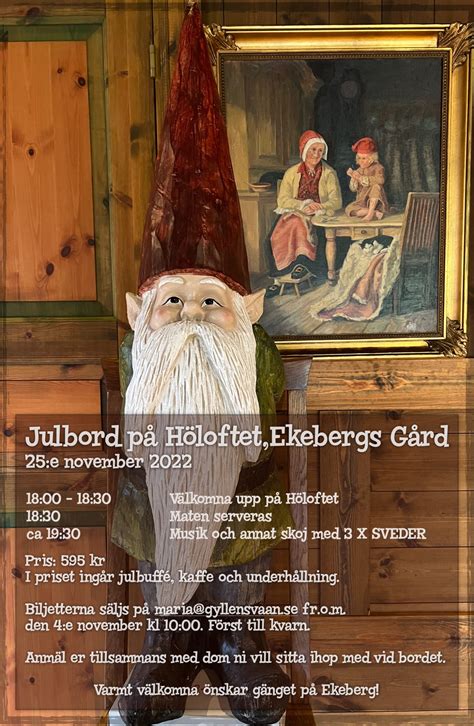 Vedbände Gård Julbord 2024 Mommy Therine