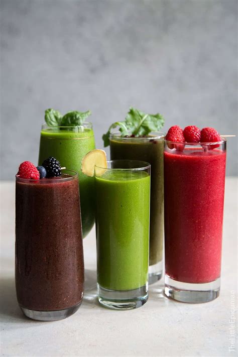 veg and fruit smoothies