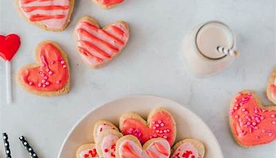 Vegan Valentine Sugar Cookies