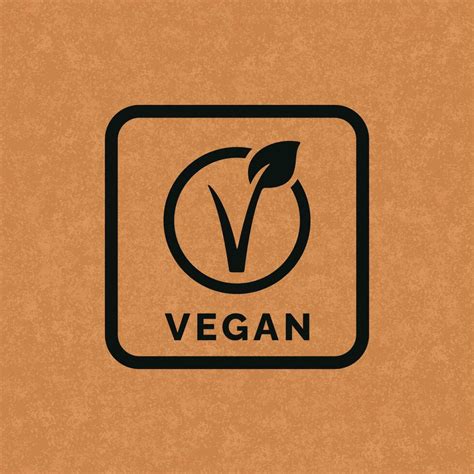 Vegan Symbol On Packaging