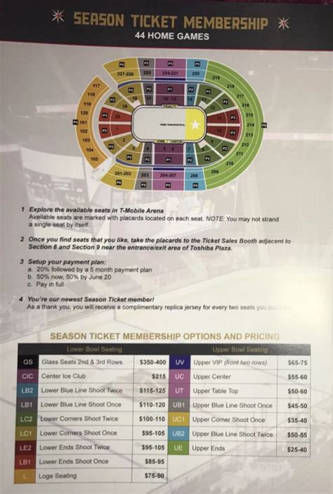 vegas golden knight season tickets