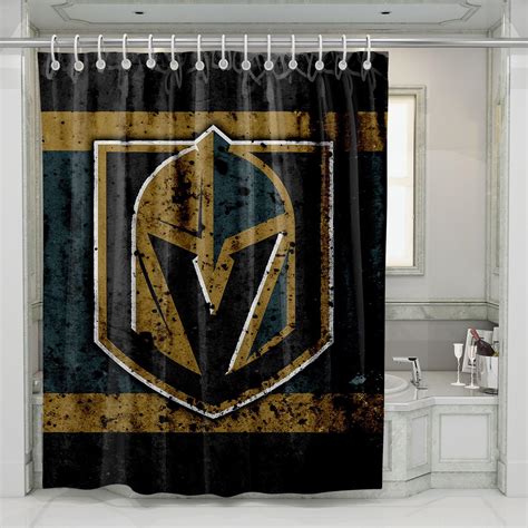 vegas golden knights shower curtain