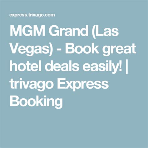 vegas hotel deals trivago