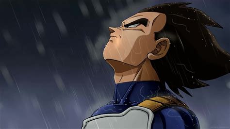 Vegeta In The Rain