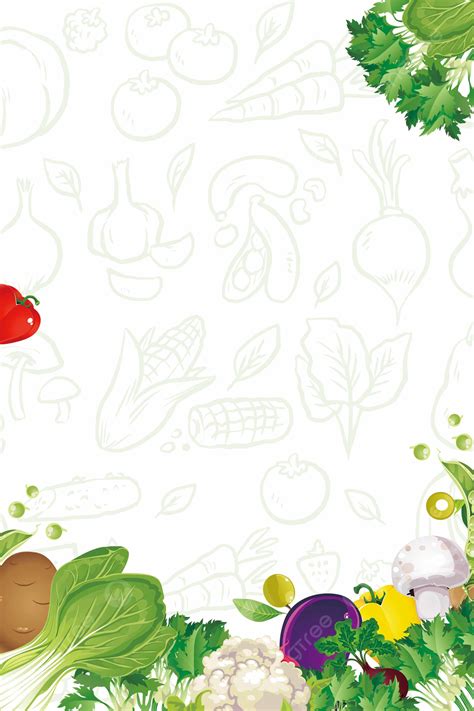 Vegetable Background Poster