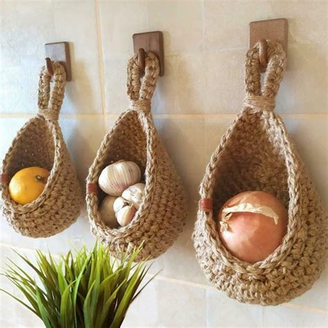 Vegetable Basket Wall Hanging