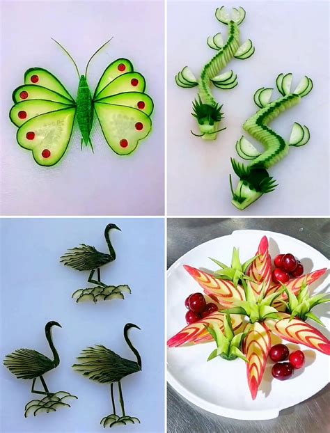 Vegetable Carving Example